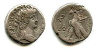 Silver tetradrachm of Nero w/Alexandria, RY11, Alexandria, Roman Egypt