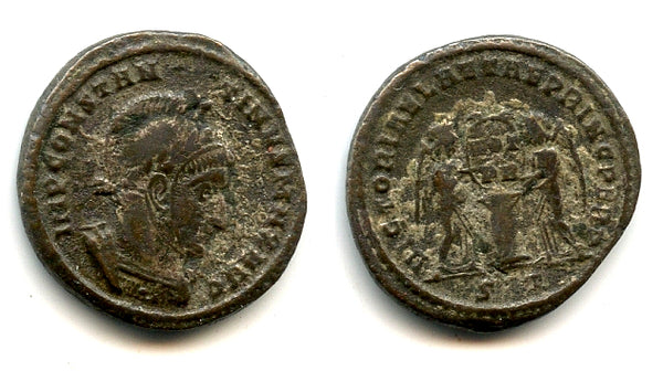 Nice VLPP follis of Constantine I (307-37), Trier mint, Roman Empire