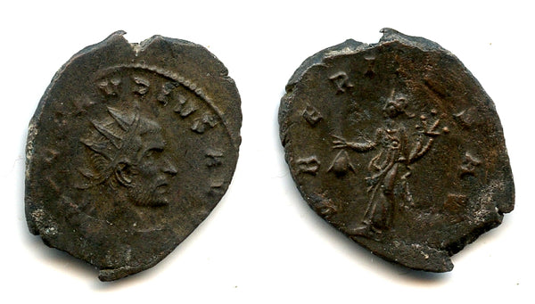 AE antoninianus of Claudius II Gothicus (268-270 AD), Siscia, Roman Empire
