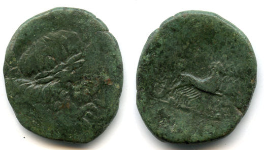 AE28 from Panormos (?), Sicily, 3rd century BC