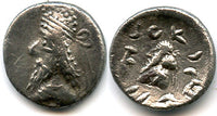 Rare silver hemidrachm of Vadfraded IV (ca.120 BC), Kingdom of Persis