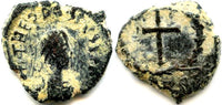 Extremely rare (R4) AE4 of Theodosius II (402-450 AD) from Thessalonica, Roman Empire
