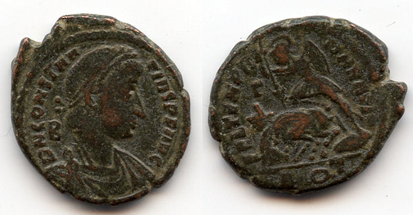 AE2 of Constantius II (337-361 AD), Rome mint, Roman Empire  (RIC 256)