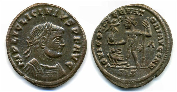 Follis of Licinius I (308-324 AD), Siscia mint, Roman Empire