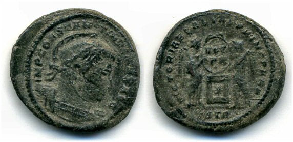 Nice VLPP follis of Constantine I (307-37), Trier mint, Roman Empire
