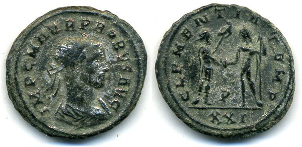 CLEMENTIA antoninianus of Probus (276-282 CE), Cyzicus, Roman Empire