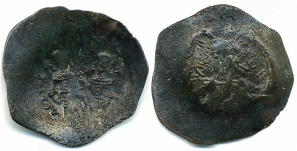 Billon aspron trachy of Alexius III Angelus-Komnenos (1195-1203), Byzantine Empire