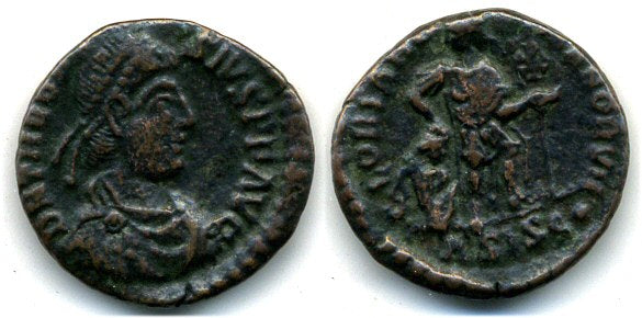 Nice AE3 of Theodosius (379-395 AD), Siscia mint, Roman Empire