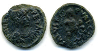 VERY rare AE2 of Leo (457-474 AD) w/SALVS RPVRLCA, Cherson mint, Roman Empire (RIC 663)
