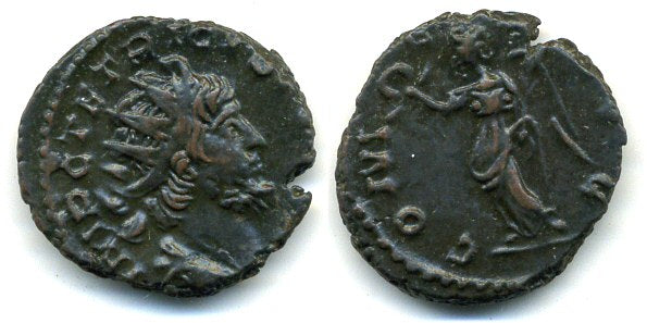 COMES antoninianus of Tetricus I (270-273 AD), Gallo-Roman Empire