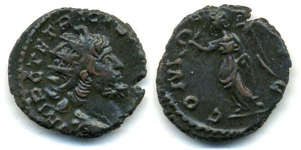 COMES antoninianus of Victorinus (268-270 AD), Southern Mint, Gallo-Roman Empire