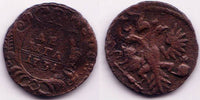 Denga (1/2 kopek), Anna, 1731, Russia