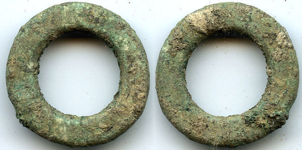 Heavy (34mm, 21.03 grams!) ancient Celtic ring money from Hungary, ca.800-500 BC
