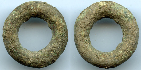Thick (33mm, 32.6grams!) ancient Celtic ring money from Hungary, ca.800-500 BC