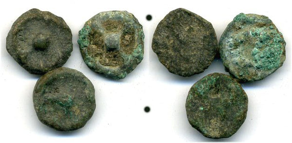Lot of 3 bronze Æ12 from Istros, Thrace (ca. 420-400 BC), Ancient Greece
