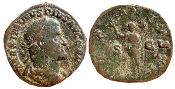 PAX AVGVSTI sestertius of Maximinus (235-238 AD), Rome mint, Roman Empire