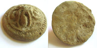 Ceremonial clay "gold cake" money, Western Han dynasty, c.206 BC-9 AD, China
