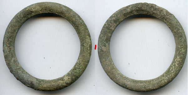 Excellent HUGE (59mm, 38.0 grams!) ancient Celtic ring money from Hungary, ca.800-500 BC