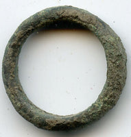 Excellent LARGE (28mm, 8.4 grams!) ancient Celtic ring money from Hungary, ca.800-500 BC