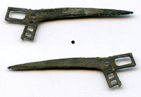 Rare small halberd ("sword") money from Yue state, ca.400-300 BC, Warring States period, China
