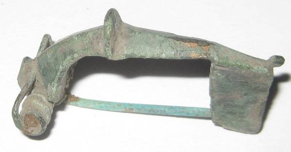 Early Roman bronze fibula, Kräftig type, Roman Empire, ca.1st-2nd century AD