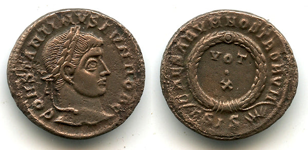 Nice follis of Constantine II as Caesar (317-337 CE), Siscia, Roman Empire