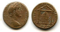 Rare AE24 of Antoninus Pius (138-161 CE), Perga, Pamphylia, Roman Provincial coinage
