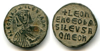 Nice AE follis of Leo VI "the Wise" (886-912), Byzantine Empire