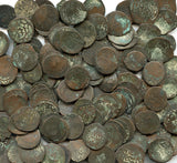 Lot of 50 Central Asian large copper coins, c.1400-1600, many w/countermarks