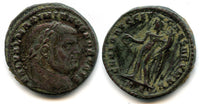Rare GENIO follis of Galerius as Caesar, ca.295-296 AD, Cyzicus mint, Roman Empire